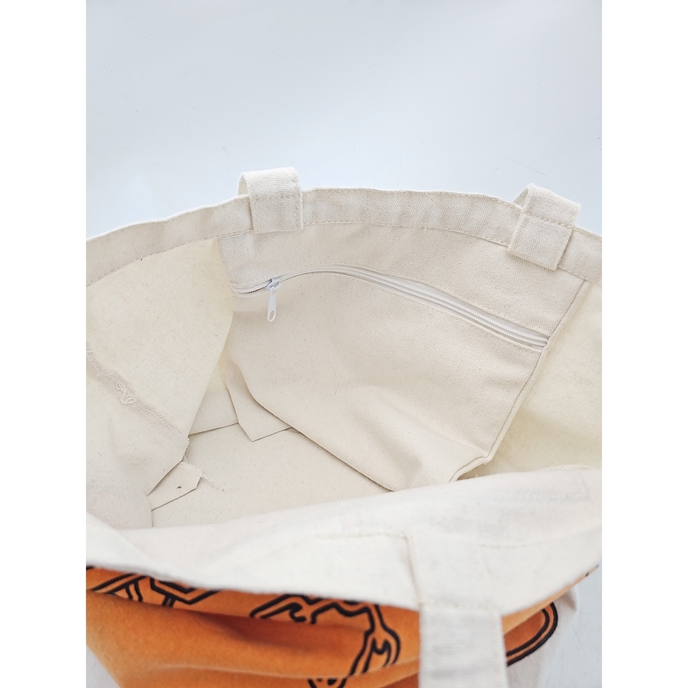 Birkin Bag Graphic Canvas Tote - Picture 4 of 5